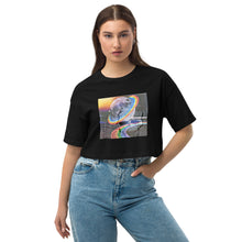 Load image into Gallery viewer, Loose drop shoulder crop top