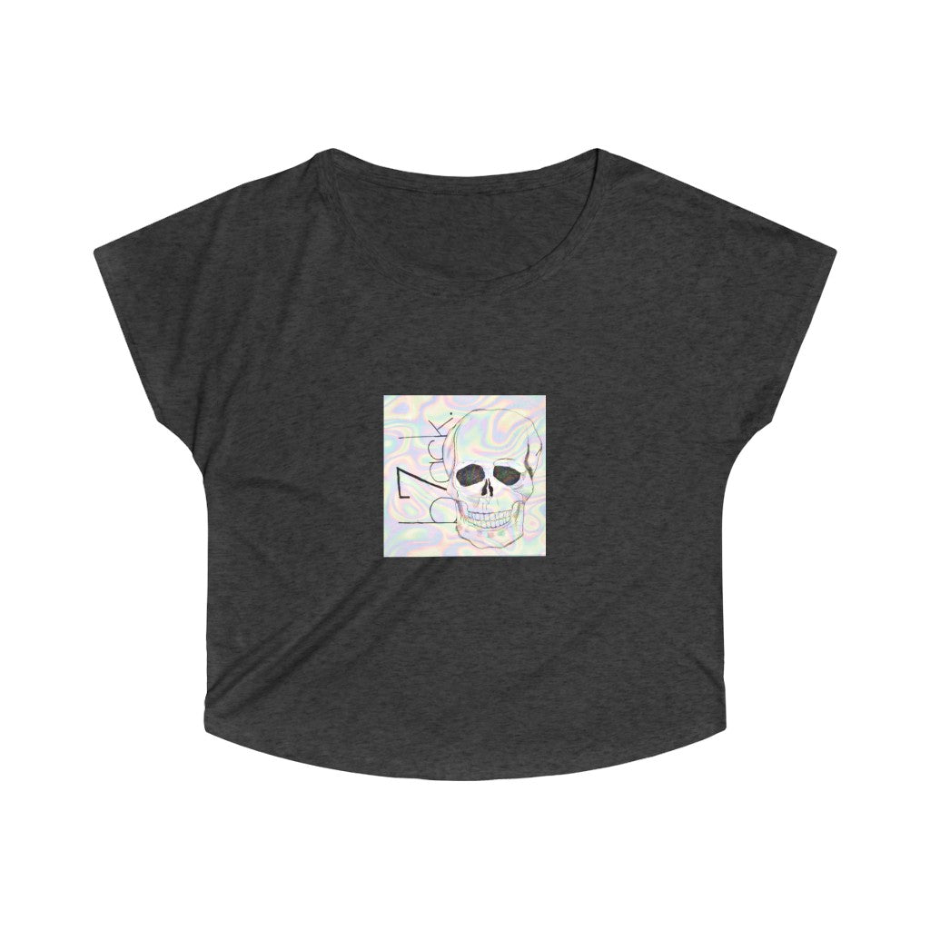 slick oil Women's Tri-Blend Dolman