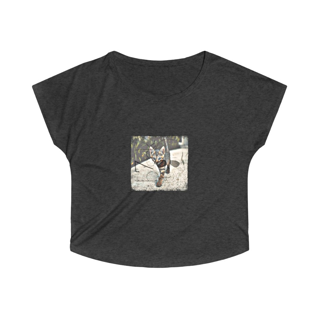 kitty Women's Tri-Blend Dolman