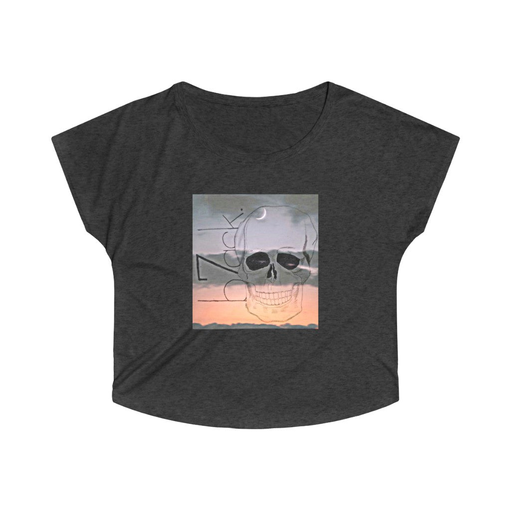 sun set Women's Tri-Blend Dolman