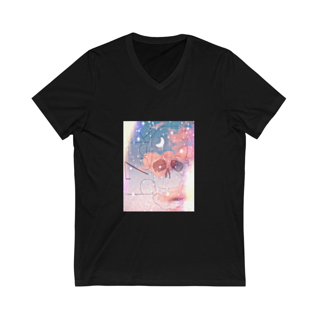 love cloud Unisex Jersey Short Sleeve V-Neck Tee