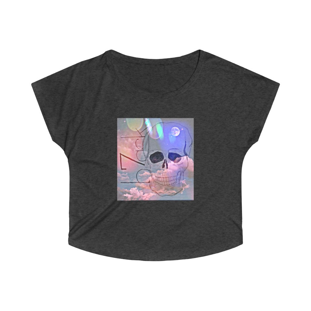 sky rise Women's Tri-Blend Dolman