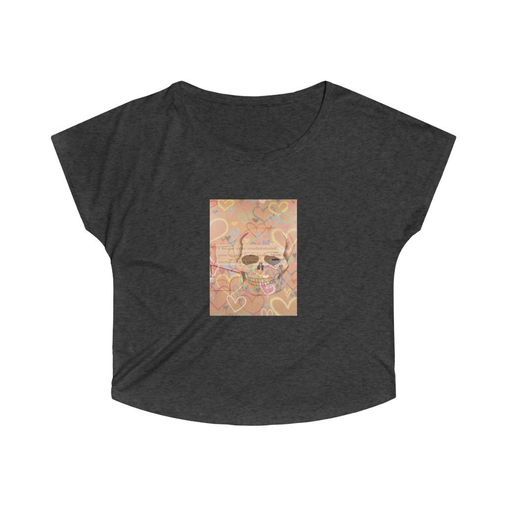 HEARTEE Women's Tri-Blend Dolman