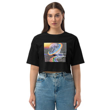 Load image into Gallery viewer, Loose drop shoulder crop top
